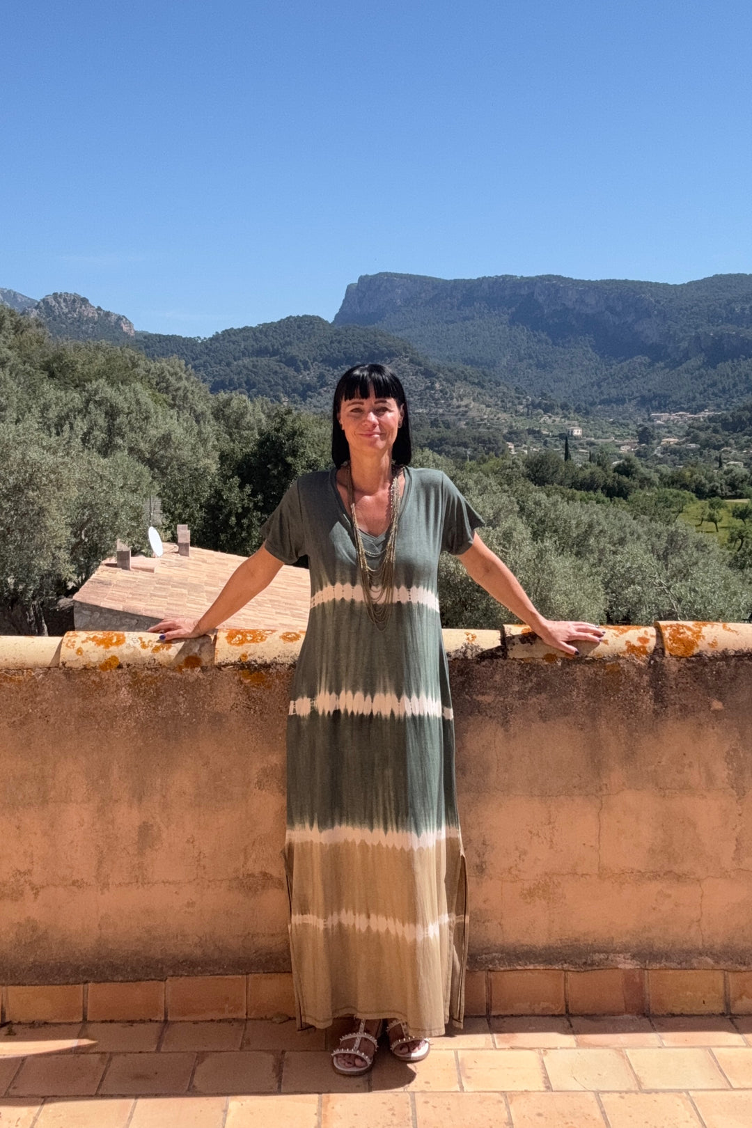 Elara Tie Dye Kjole - One Size