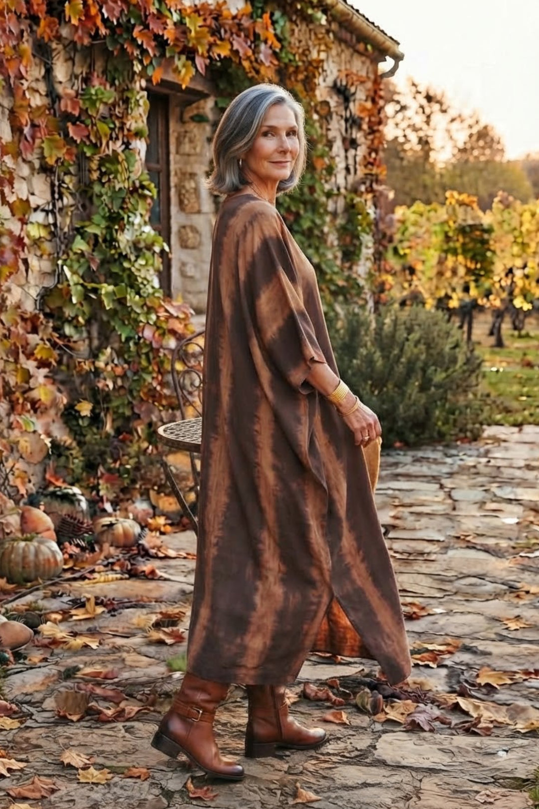 Kaftan Cacao Breeze - One Size