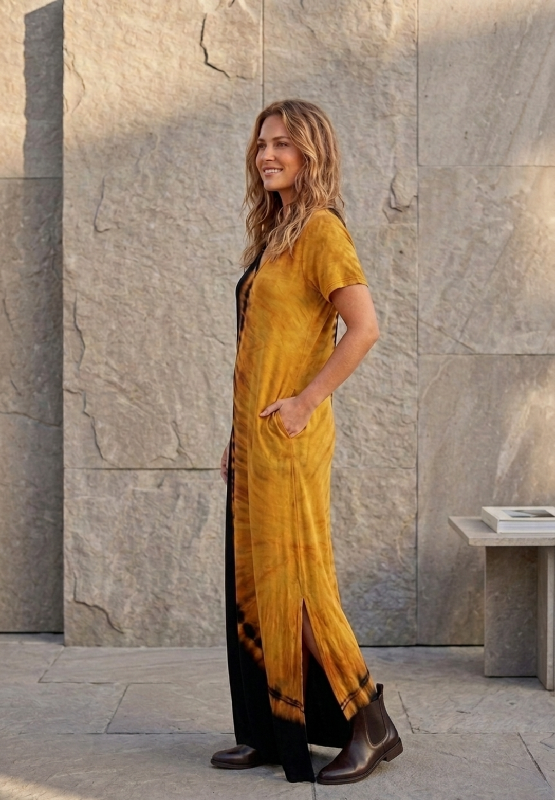 Kaela Tie Dye Klänning - One Size