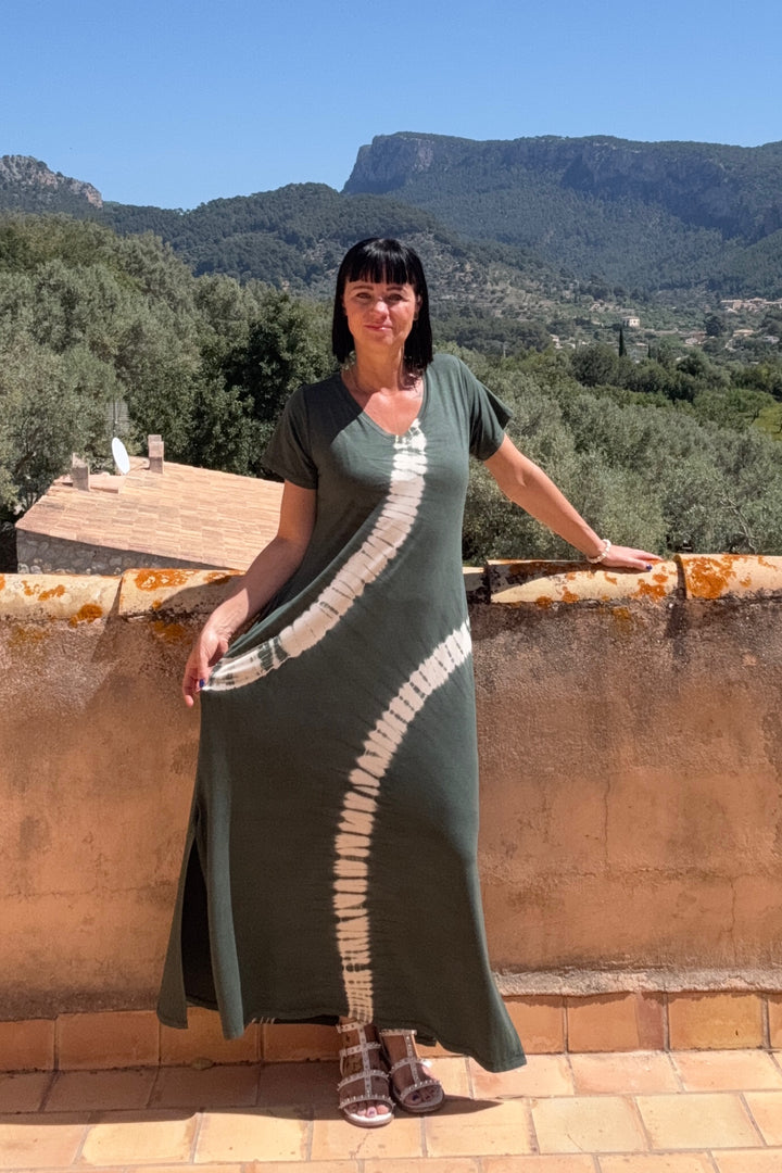 Zina Tie Dye Kjole - One Size