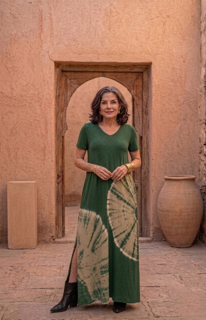 Amaya Tie Dye Kjole - One Size