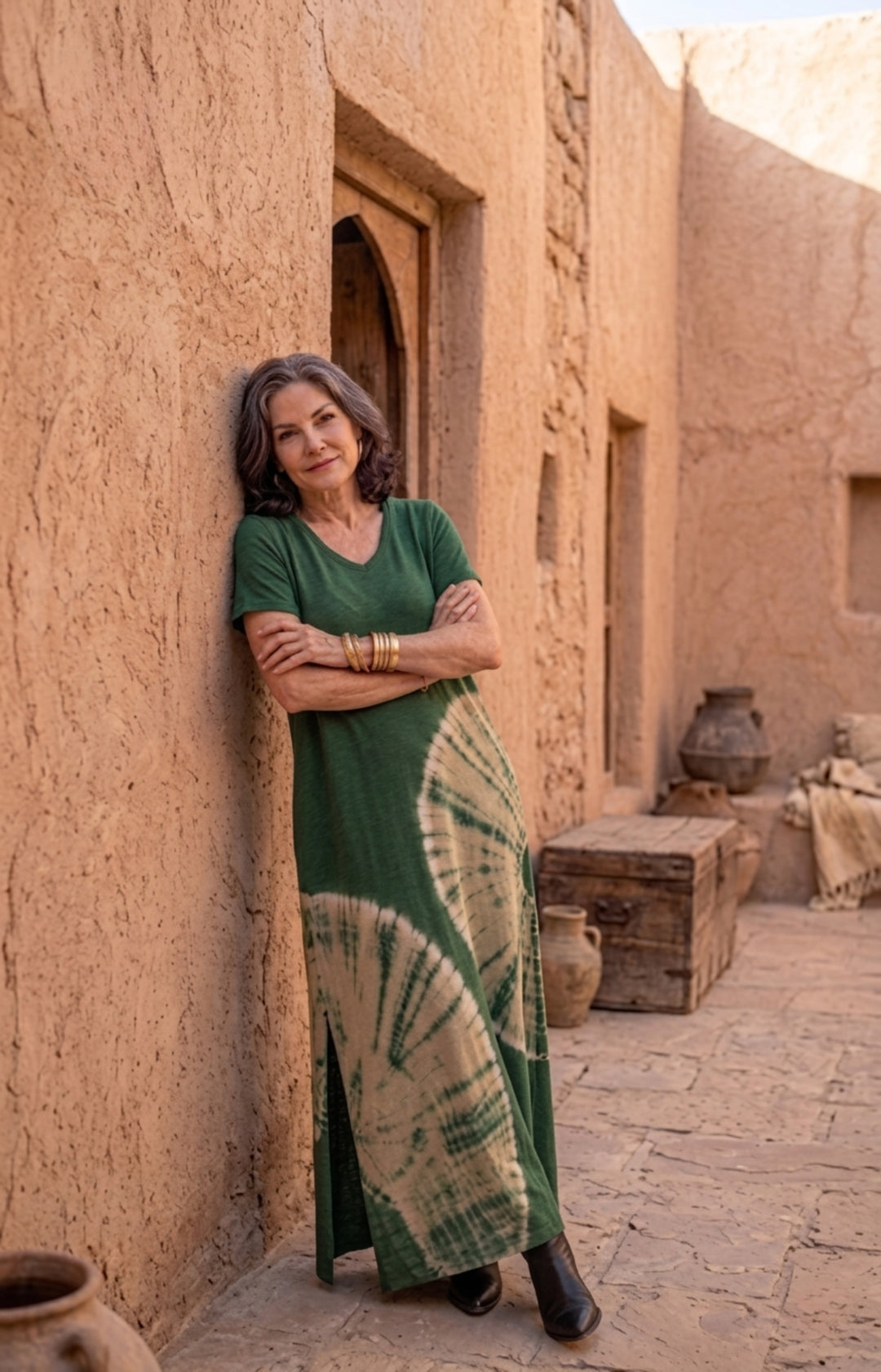 Amaya Tie Dye Kjole - One Size