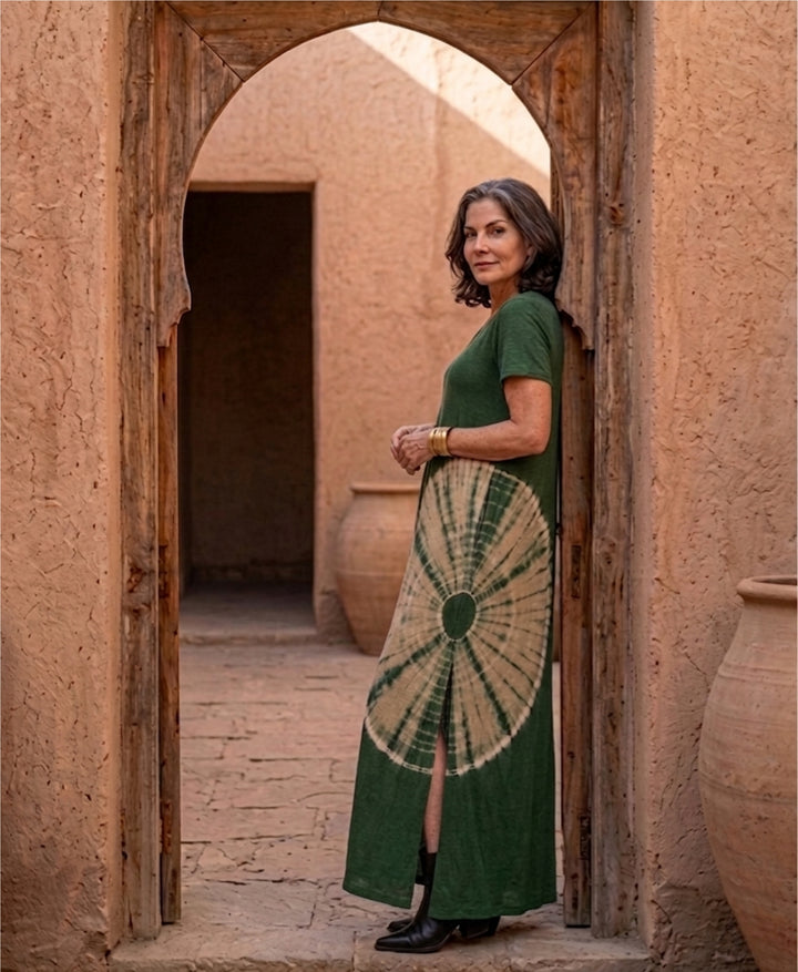 Amaya Tie Dye Kjole - One Size