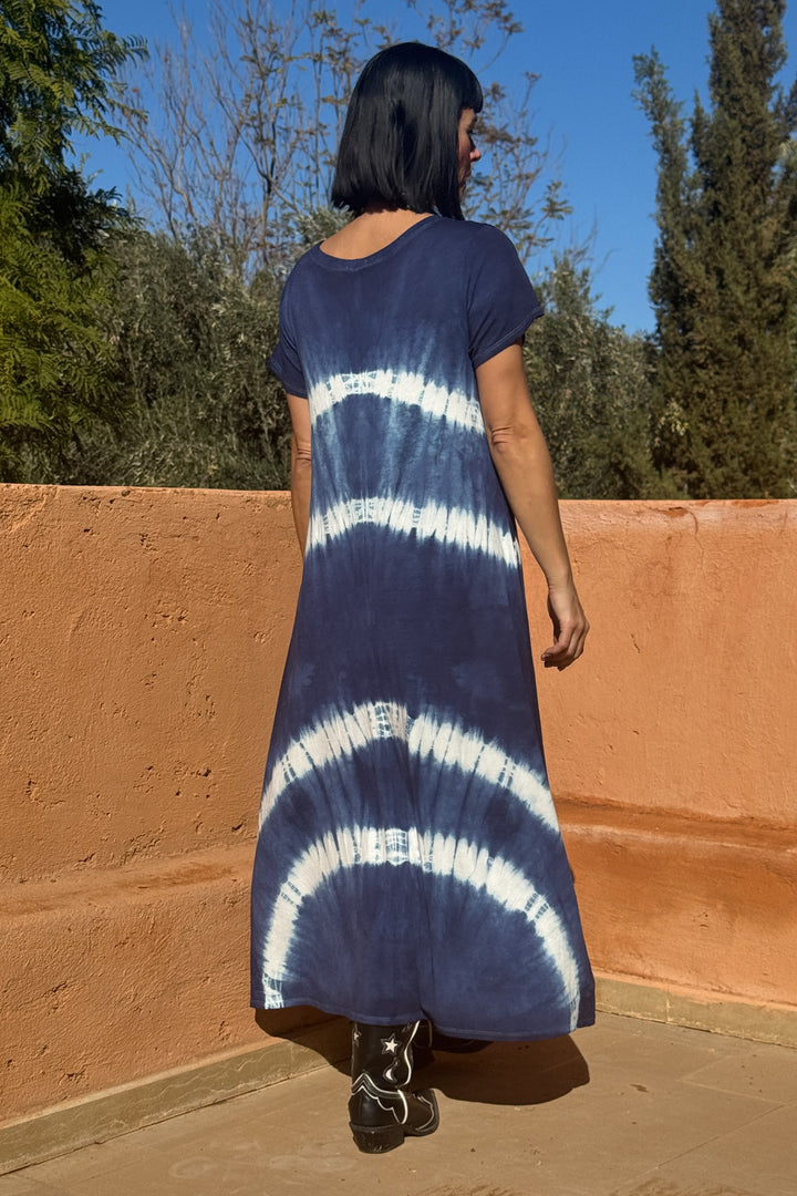 Amina - Tie Dye Kjole - One Size