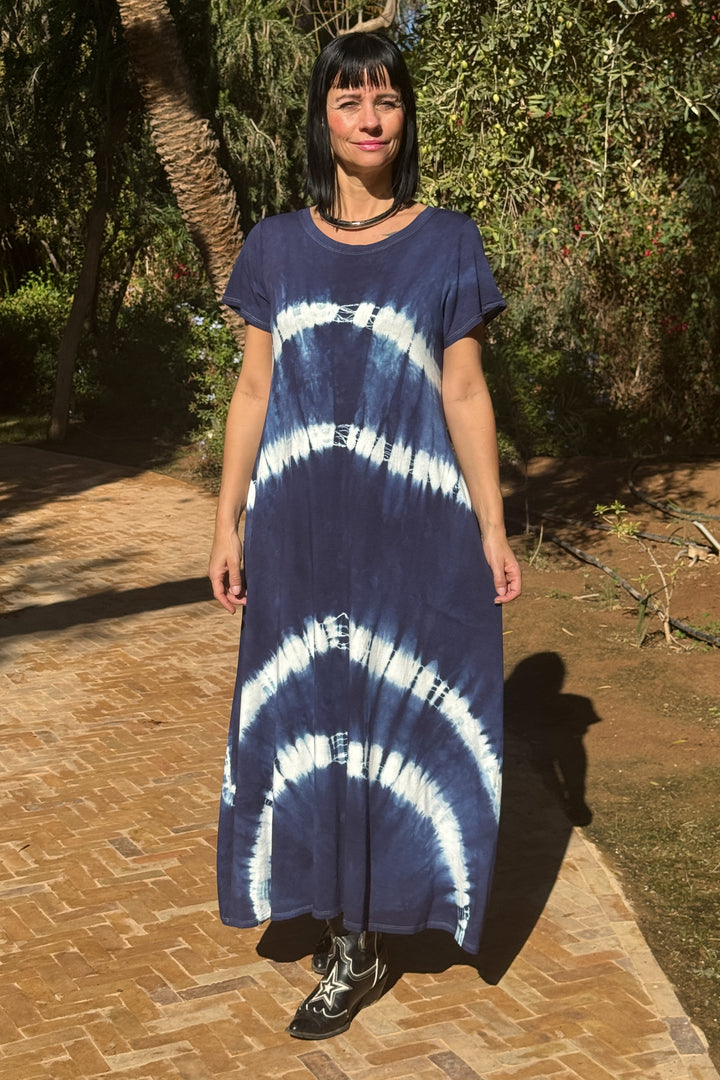 Amina - Tie Dye Kjole - One Size