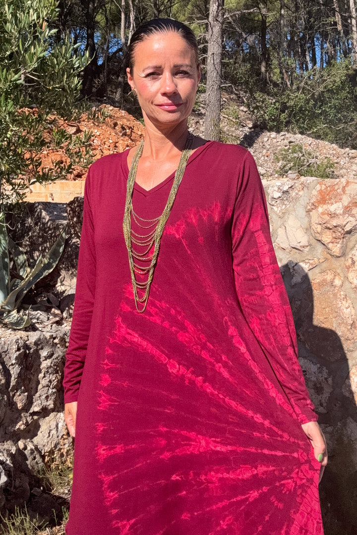 Amoura Tie Dye Kjole - One Size