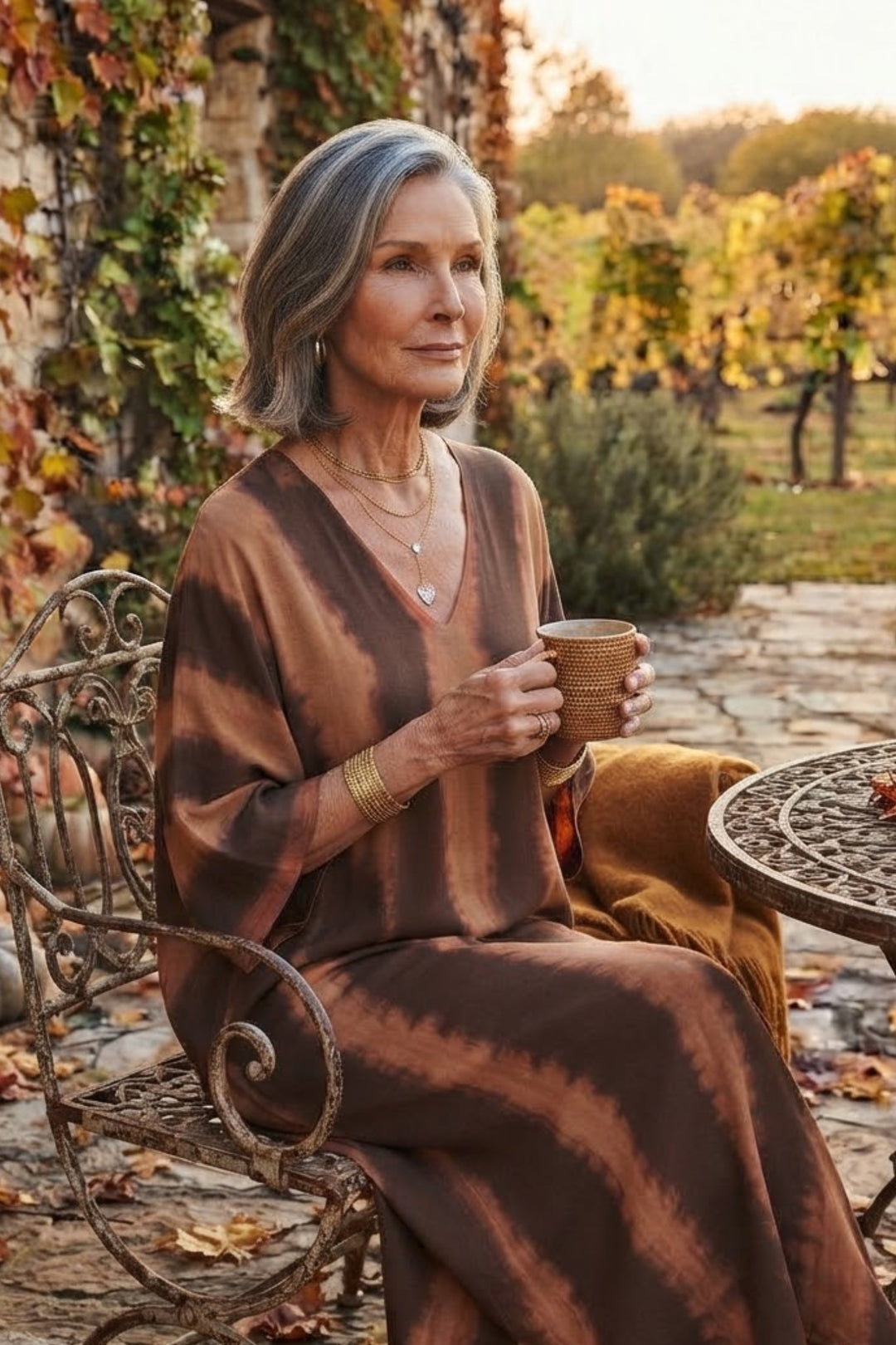 Kaftan Cacao Breeze - One Size