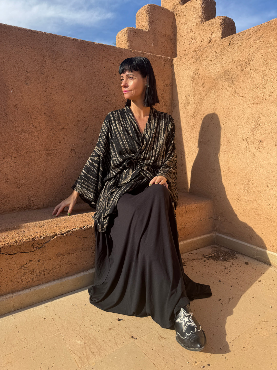 Zebra kimono - Kort - One SIze