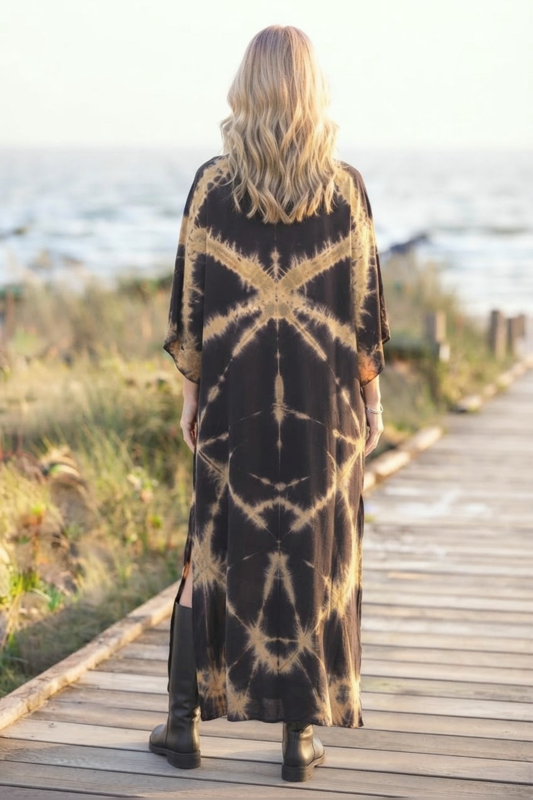 Sabi Palm Kaftan - One Size
