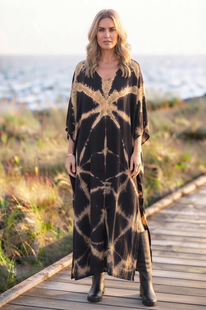 Sabi Palm Kaftan - One Size