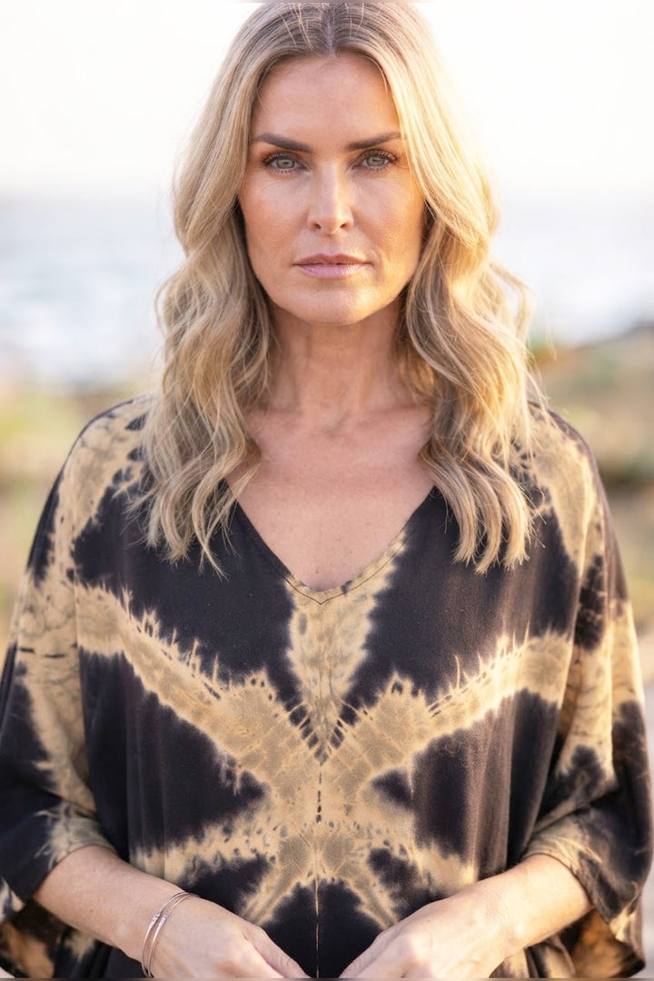 Sabi Palm Kaftan - One Size