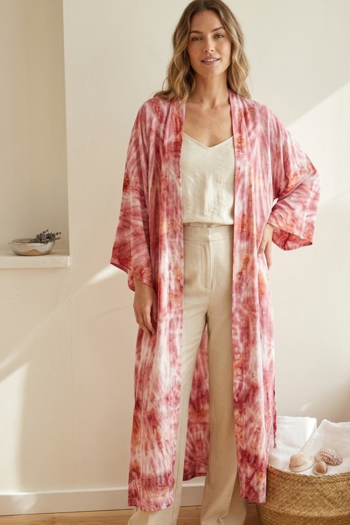Kimono Pink Dahlia - One Size