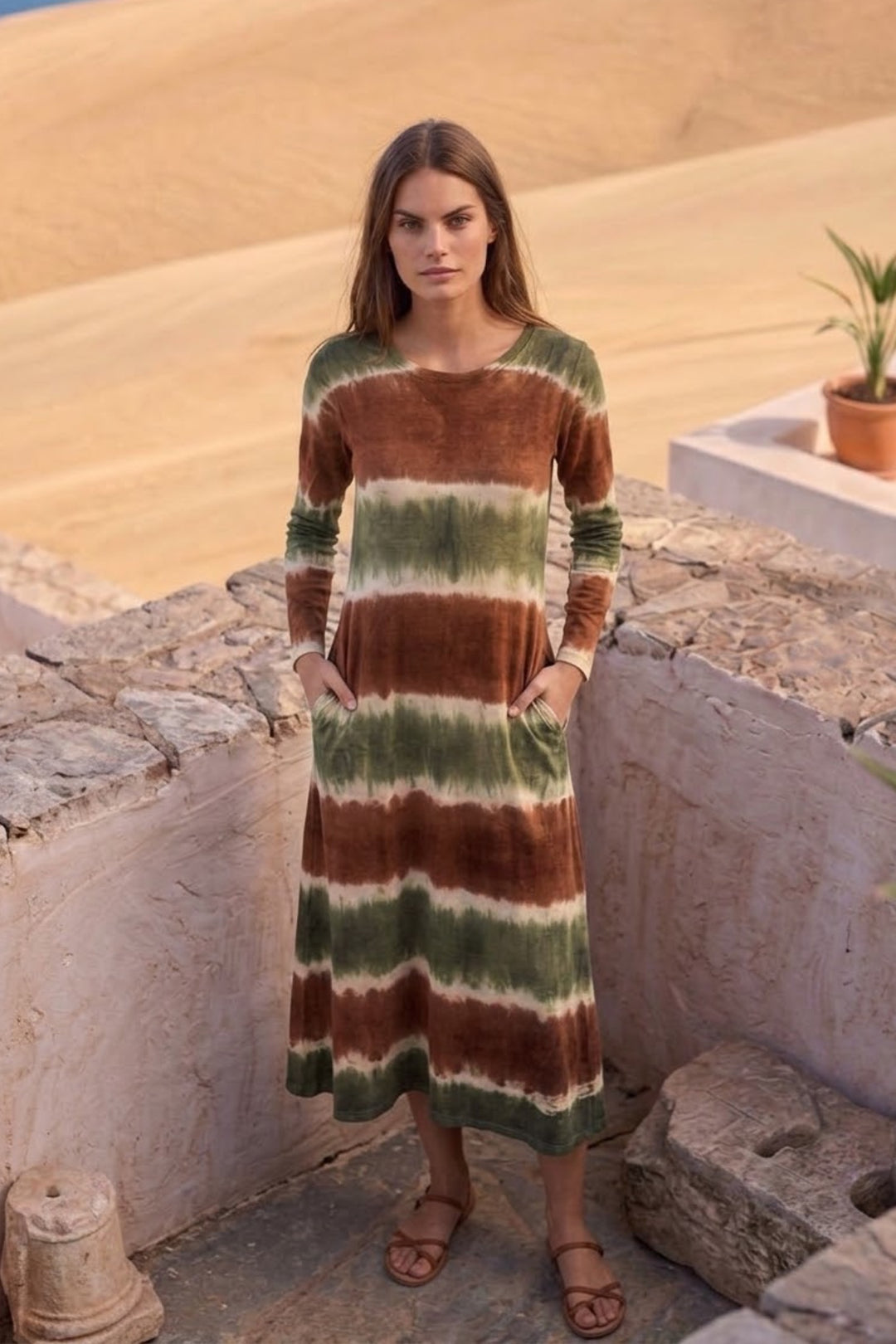 Sora Tie Dye Kjole - One Size