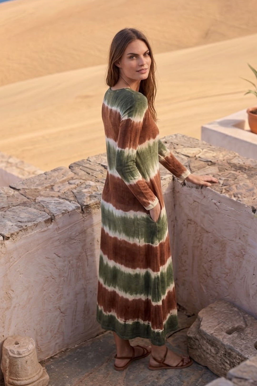 Sora Tie Dye Kjole - One Size