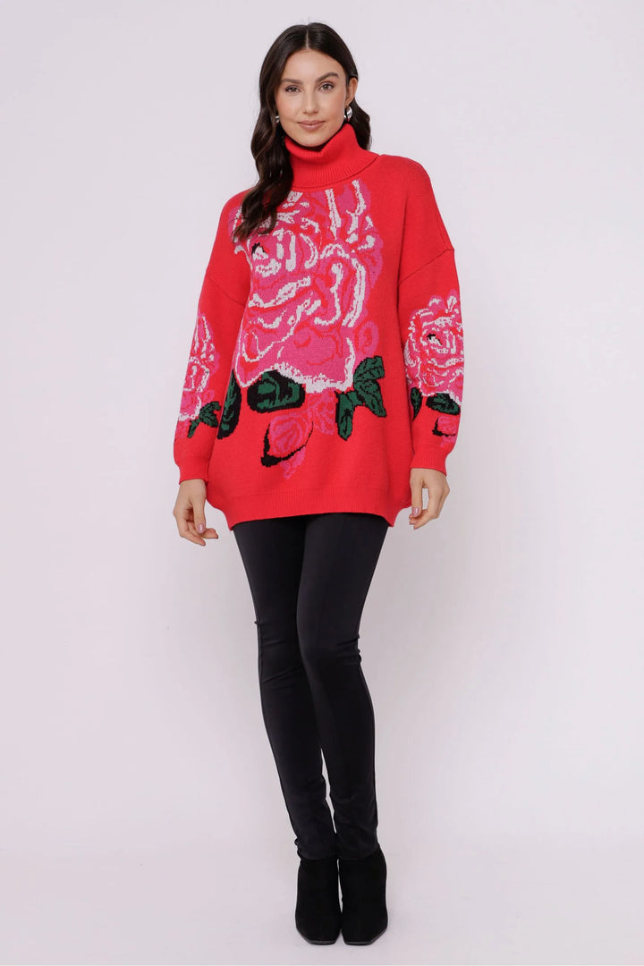Flora Strickbluse