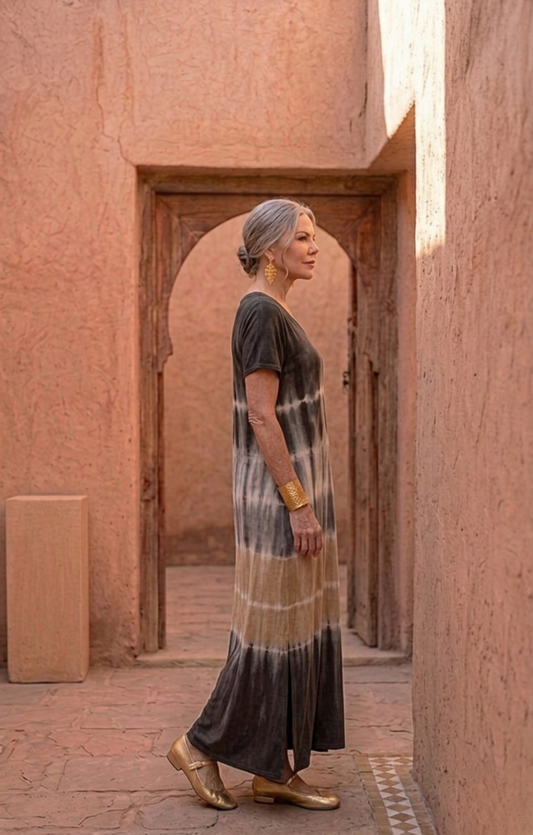 Kaela Tie Dye Klänning - One Size