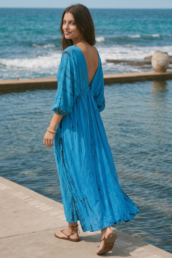 Kaftan kjole Lagoon  - One SIze