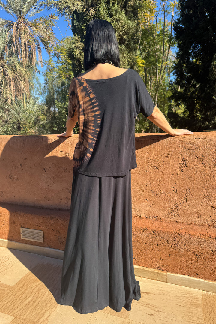 Lang nederdel - Sort