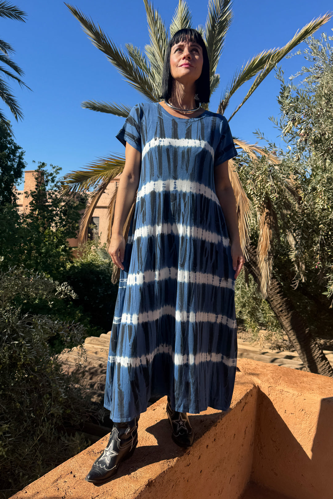 Nayla - Tie Dye Kjole - One Size