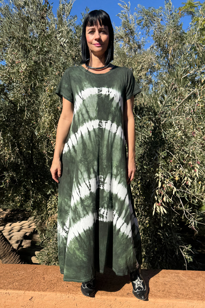 Noura - Tie Dye Kjole - One Size