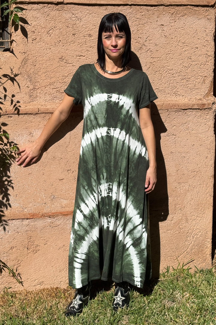 Noura - Tie Dye Kjole - One Size