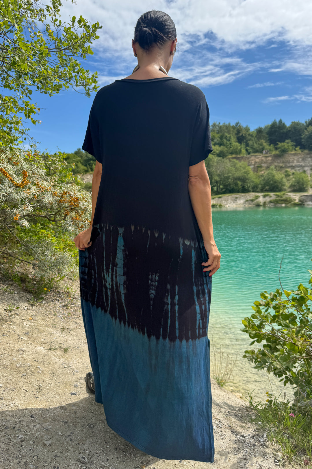 Alia Tie Dye Kjole - one size