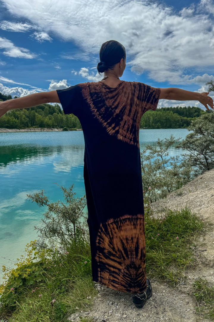 Juna Tie Dye Kjole - One size