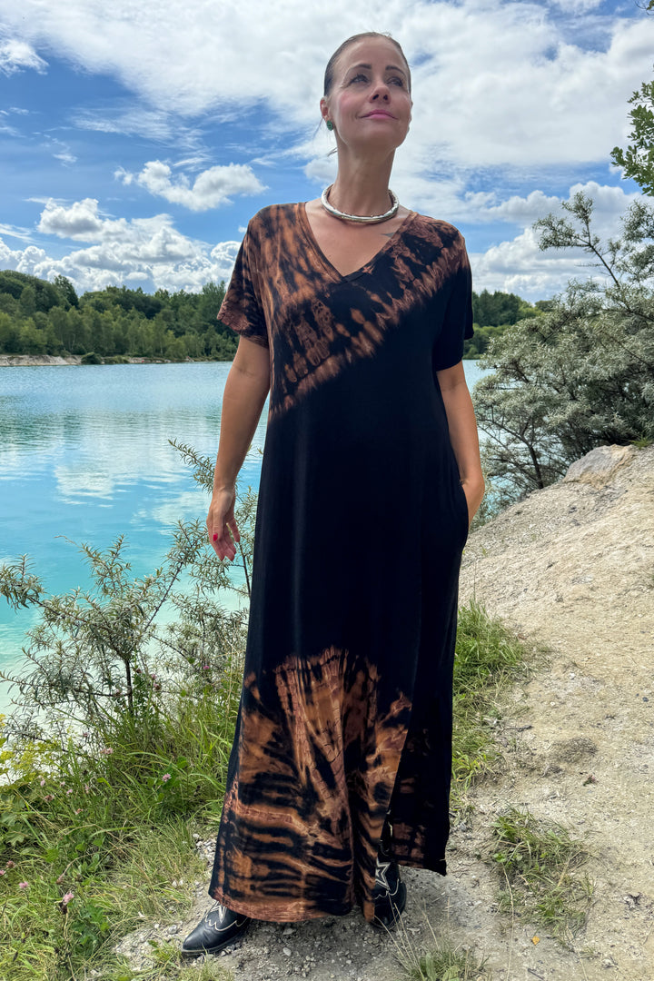 Juna Tie Dye Kjole - One size