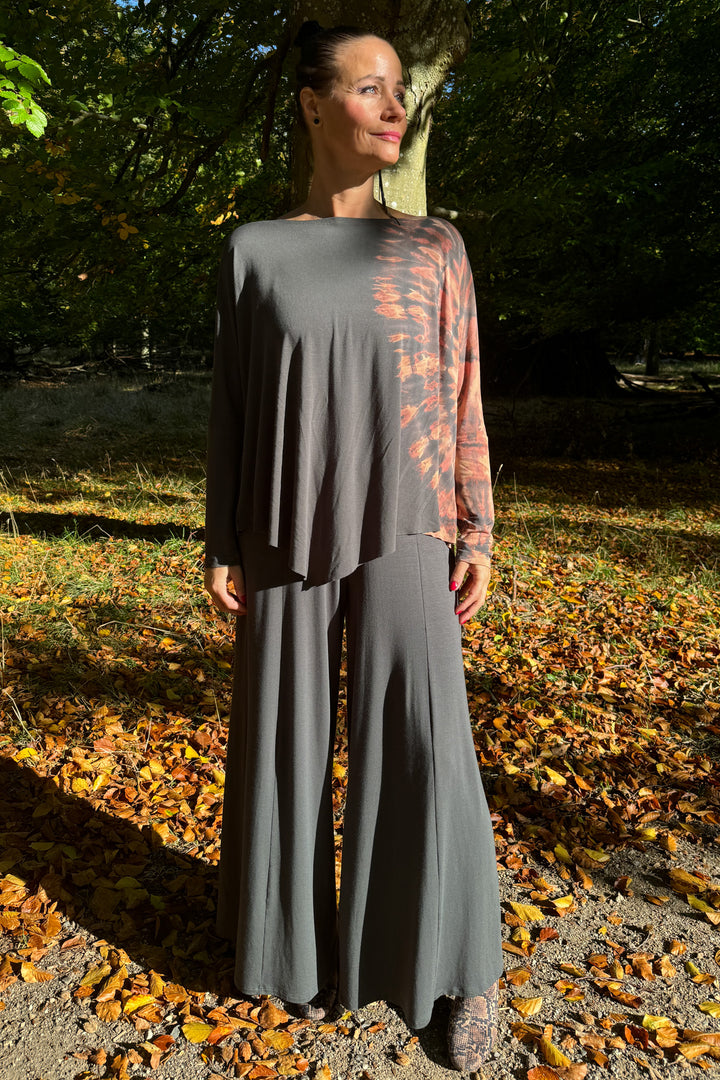 Weiche Loungehose - Perlgrau