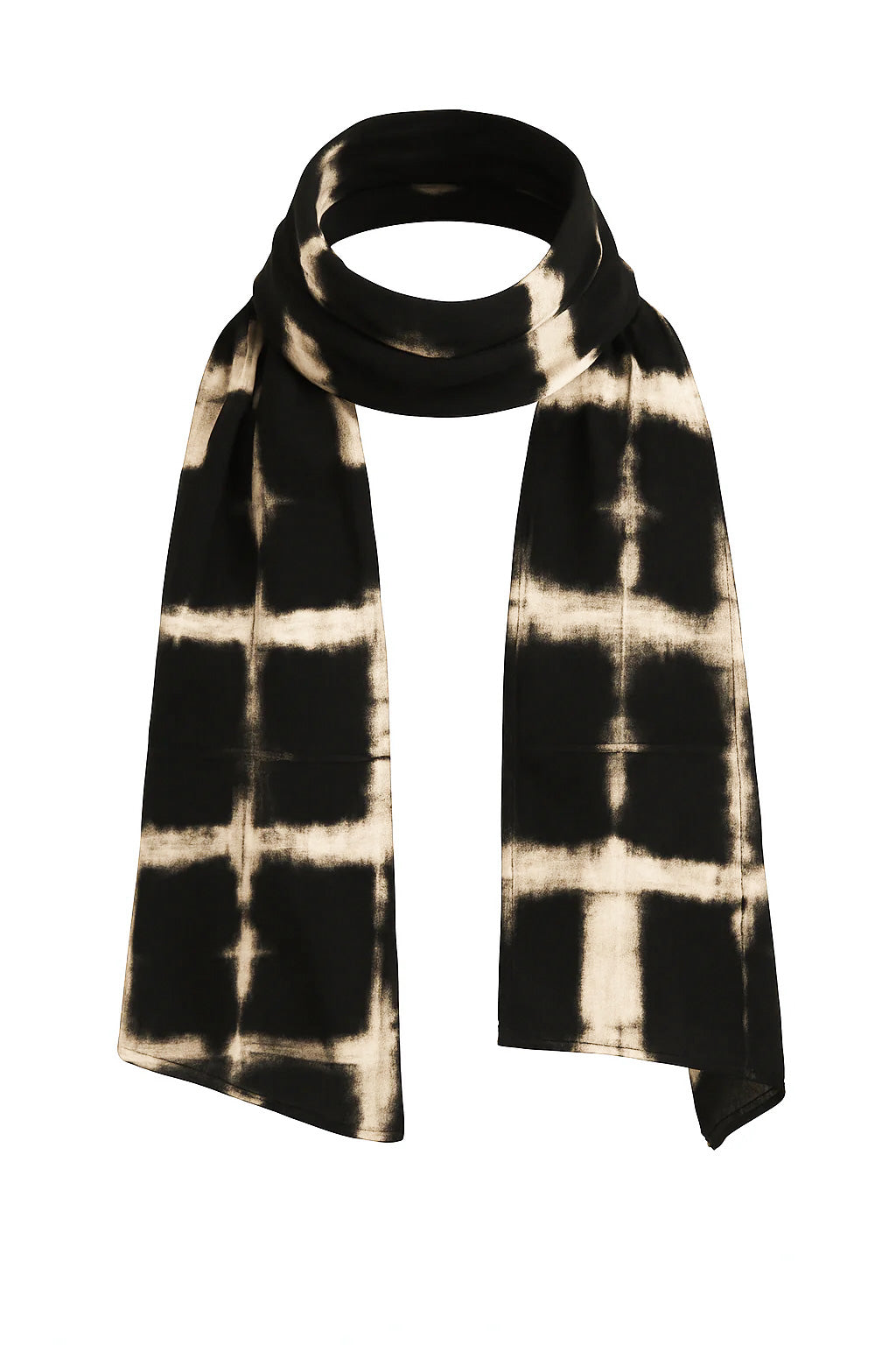 Tørklæde - Tie Dye Itajime