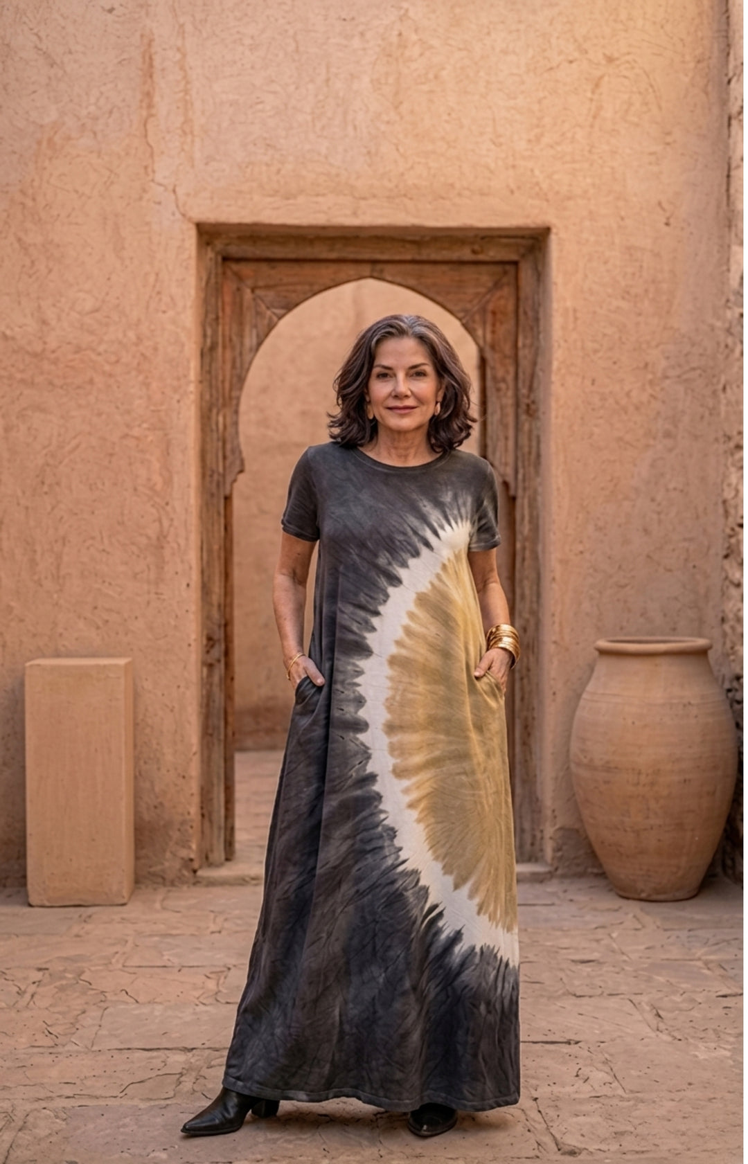 Vela Tie Dye Kjole - One Size