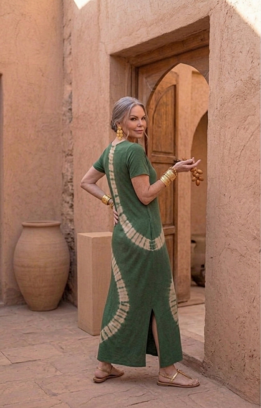 Zina Tie Dye Kjole - One Size