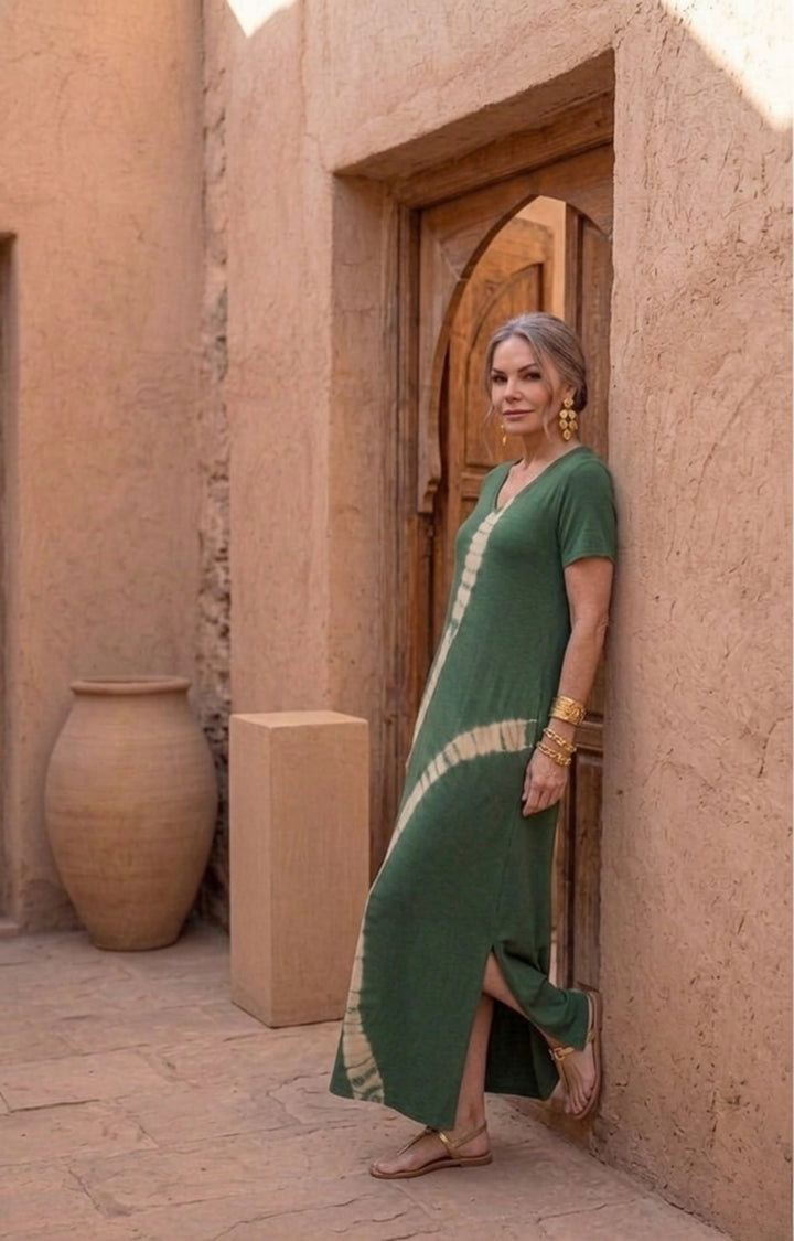 Zina Tie Dye Kjole - One Size