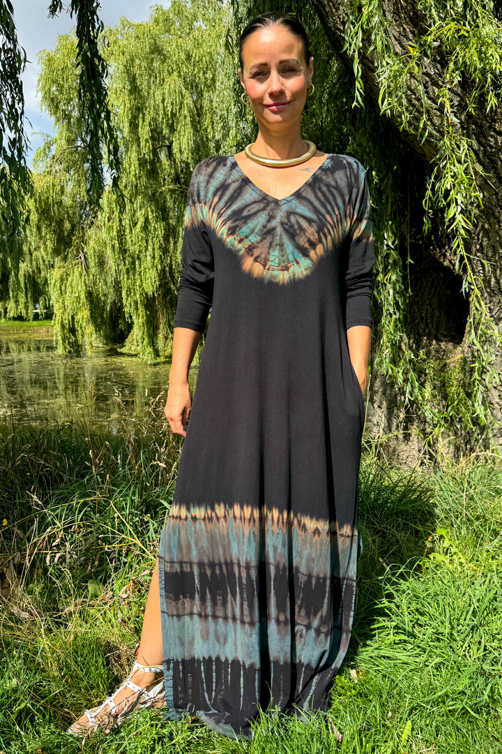Zoe Tie Dye Kjole - One Size