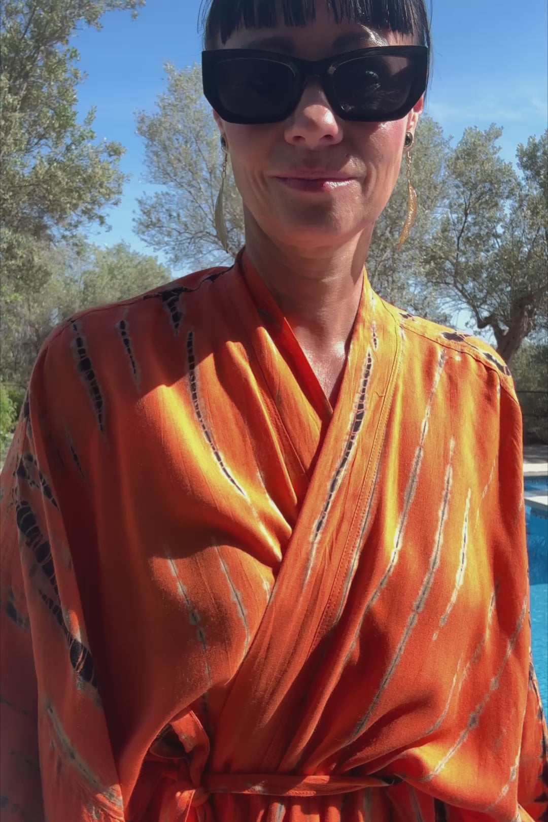 Kimono - Tie Dye Glow - One SIze