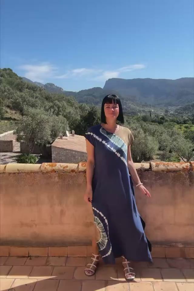 Senira Tie Dye Kjole - One Size