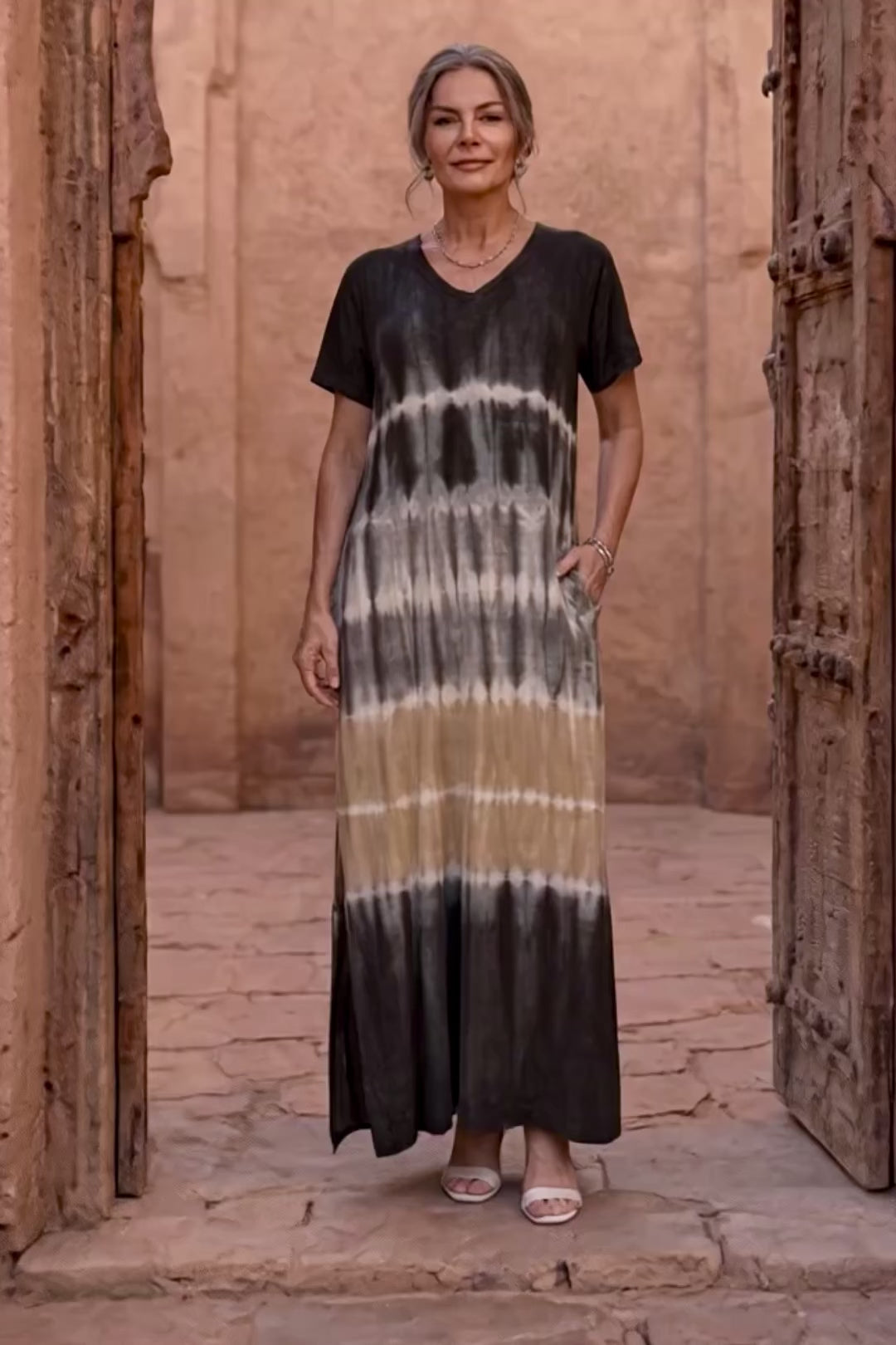 Kaela Tie Dye Klänning - One Size