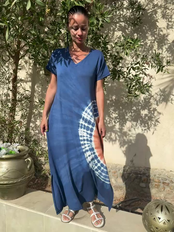 Samia Batikkleid – Einheitsgröße