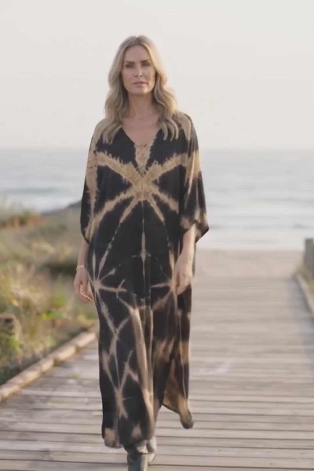 Sabi Palm Kaftan - One Size