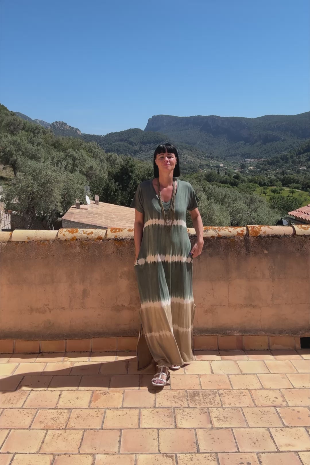 Elara Tie Dye Kjole - One Size