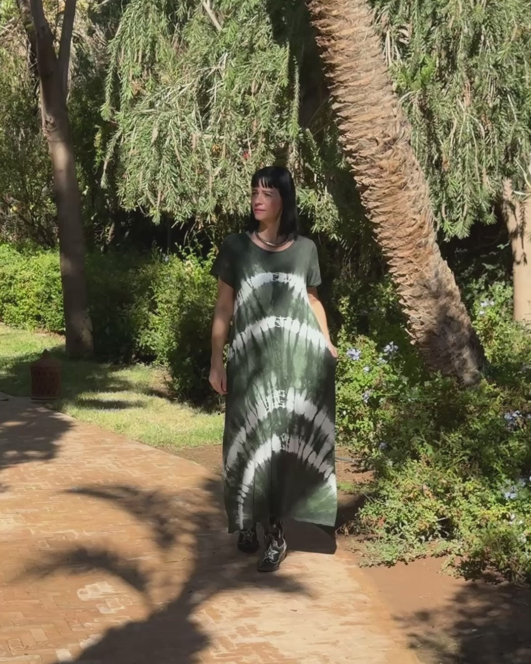 Noura - Tie Dye Kjole - One Size