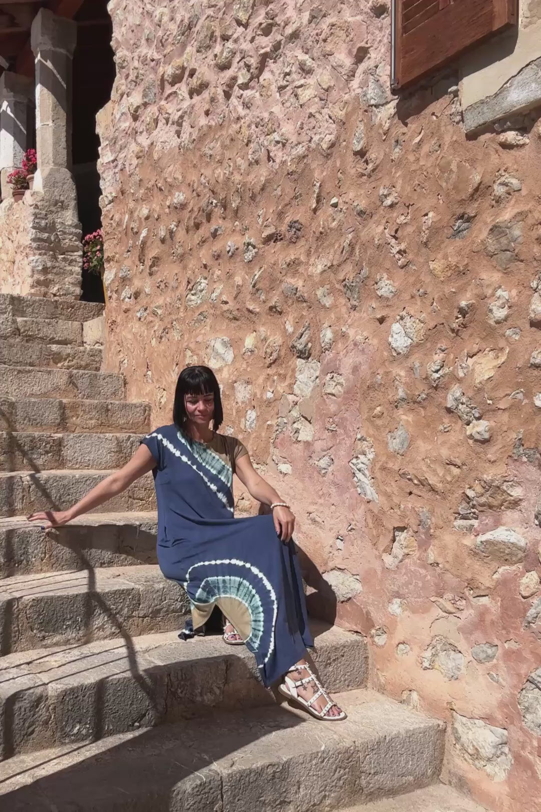 Senira Tie Dye Kjole - One Size