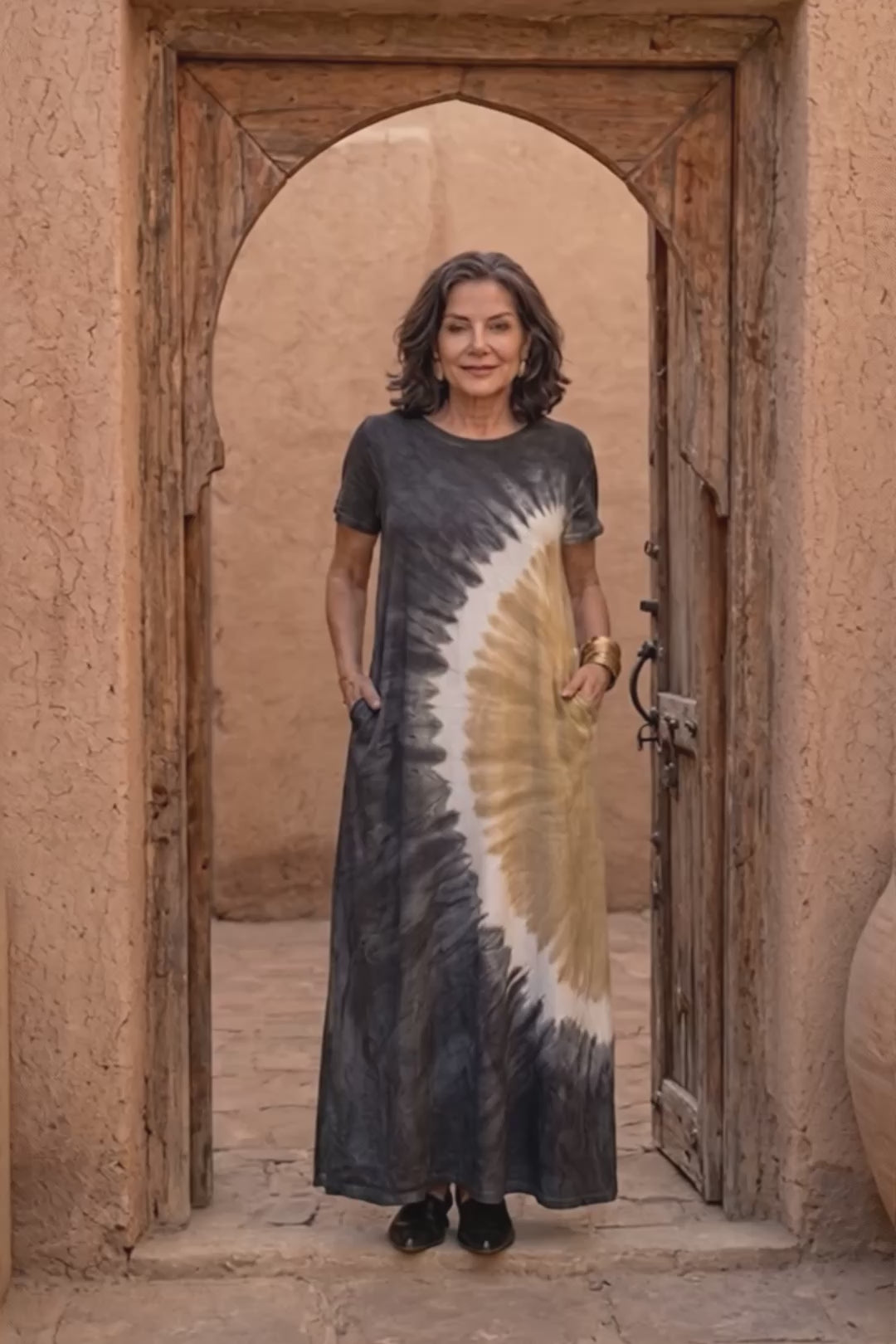 Vela Tie Dye Kjole - One Size