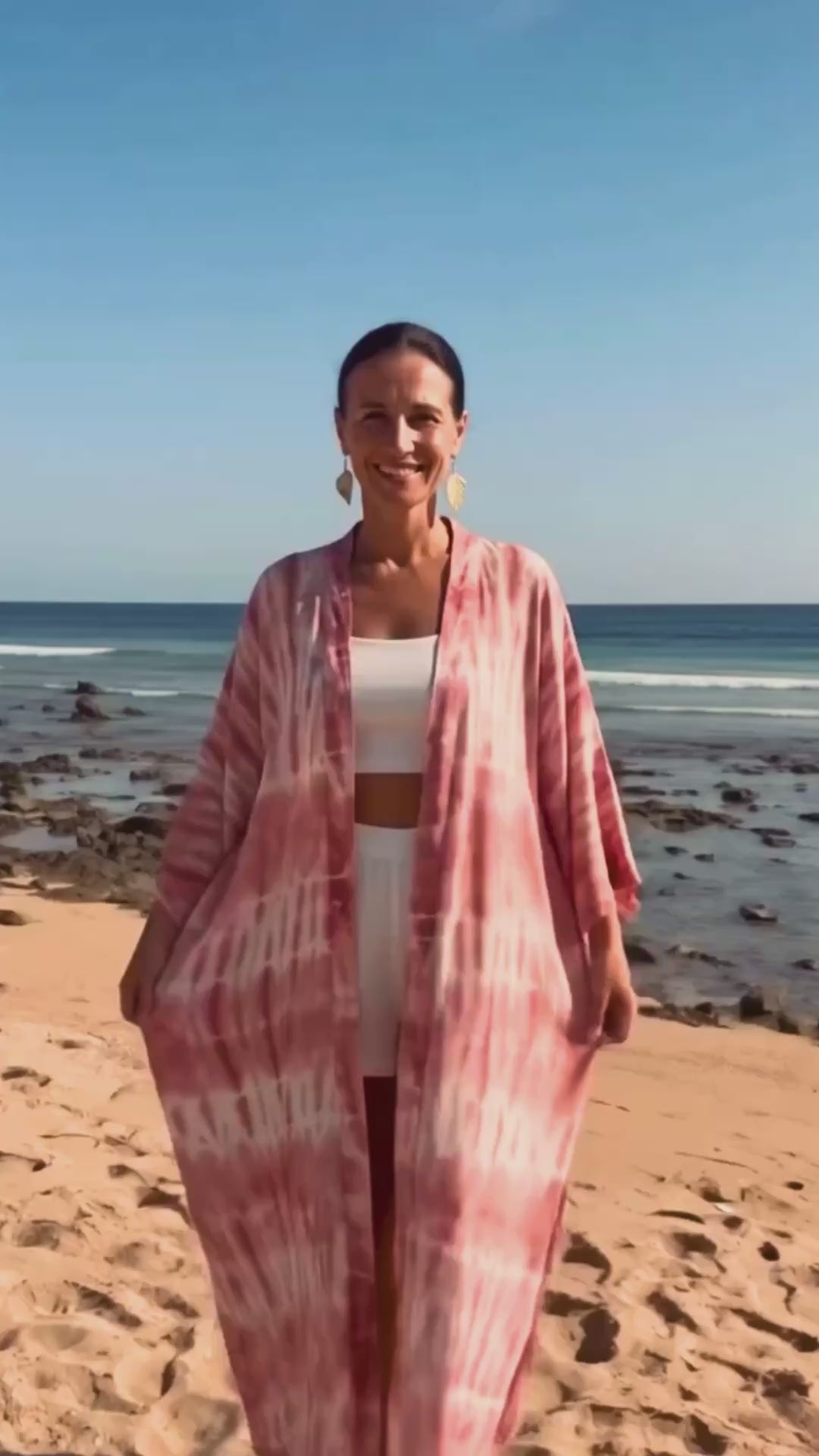 Kimono Pink Dahlia - One Size