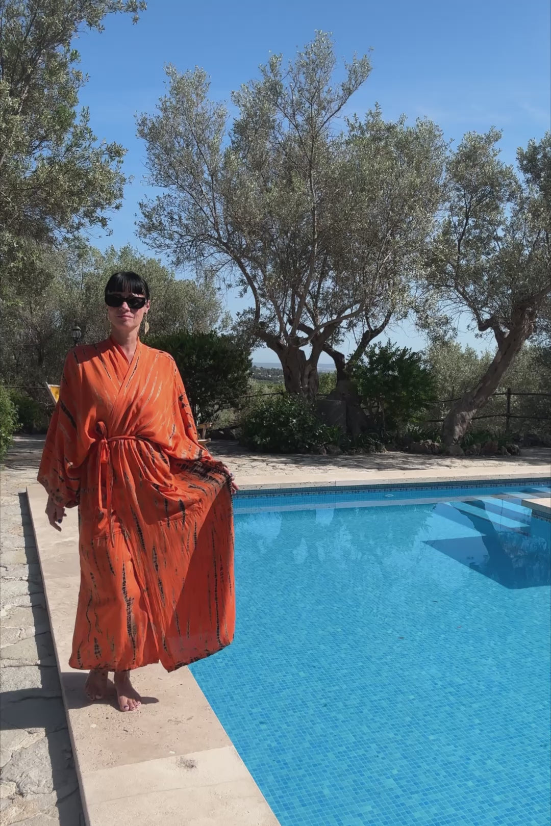 Kimono - Tie Dye Glow - One SIze