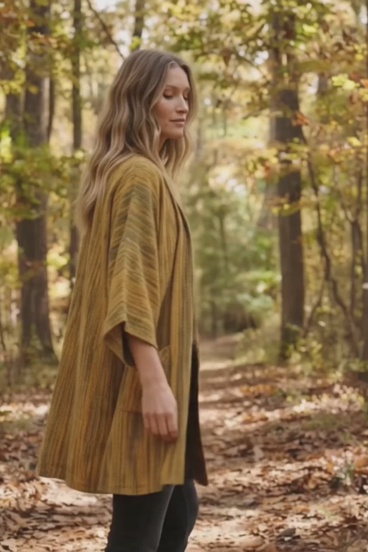 Kimono Safran - Kurz – Einheitsgröße