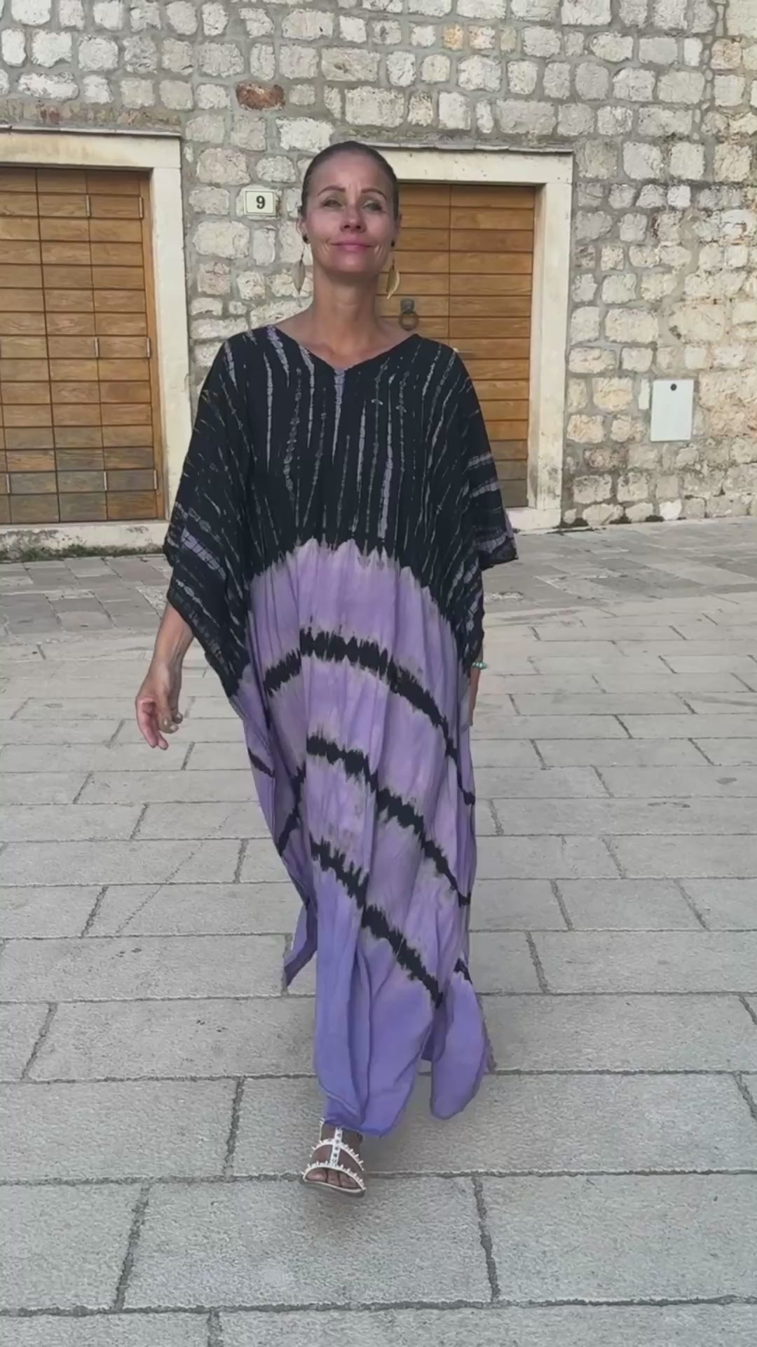 Kaftan -  Tie Dye Aurora - One Size