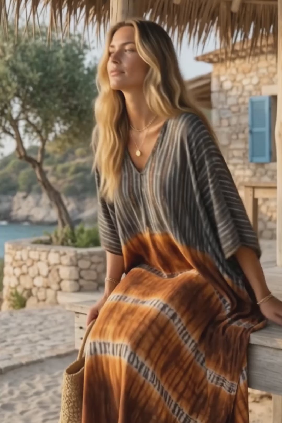 Kaftan  Dark Ember - One Size